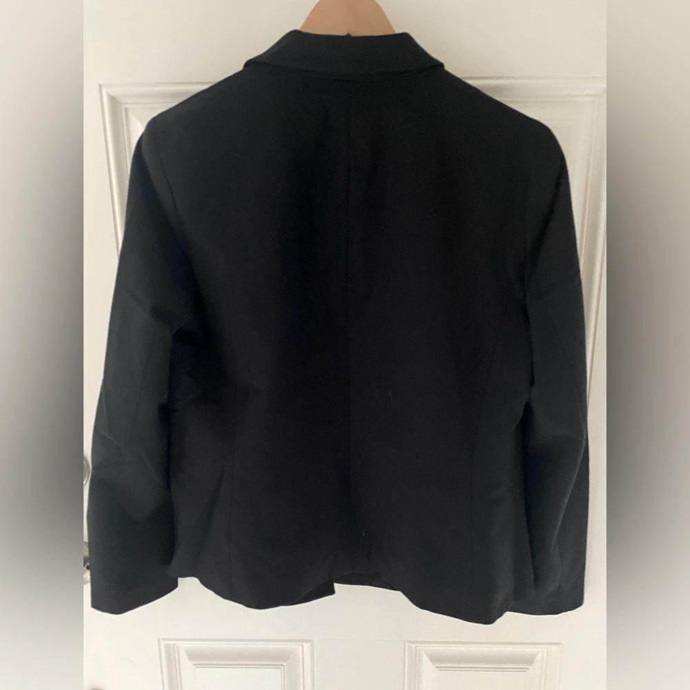 NWT! Nine West open blazer - black jacket, golden tone buttons. Women’s size M - Picture 8 of 13